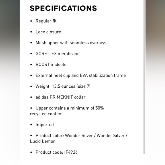 NWT Adidas Terrex Free Hiker 2 Gtx Women’s 8 Hiking shoes Purple Gray - Picture 2 of 16